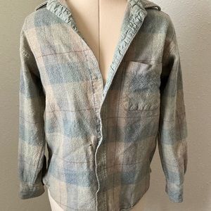 100% wool flannel sweater